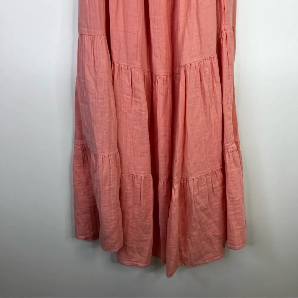 Elan cotton halter midi dress pink - XS - Picture 8 of 16